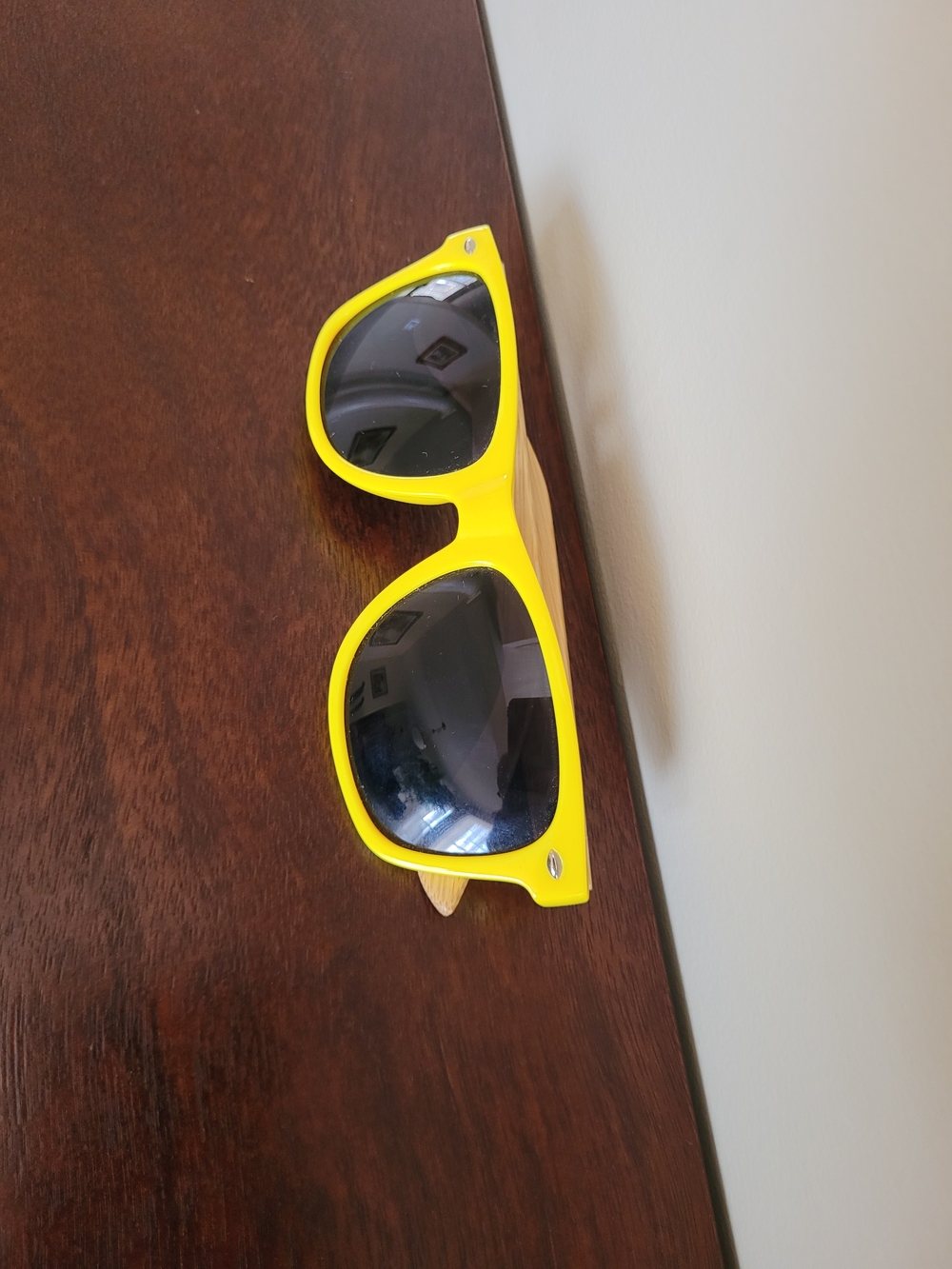 Brand New Men's Coors Light X Banff Sunshine Bright Yellow Wayfarer Sunglasses